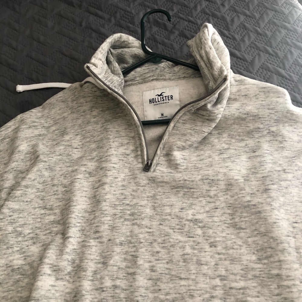 Grey sweter worn a few times in the winter